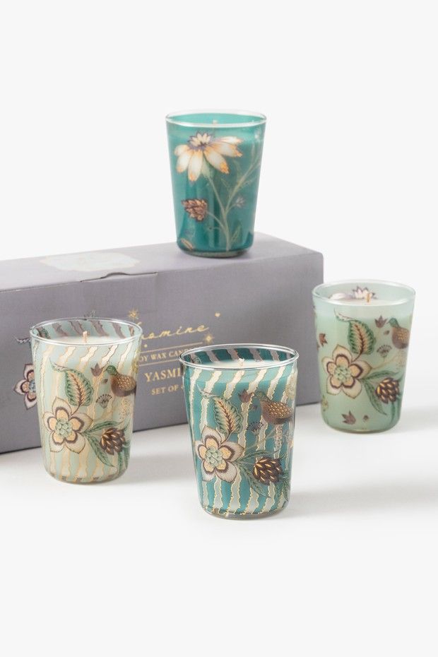 Set Of 4- Yasmin Candle