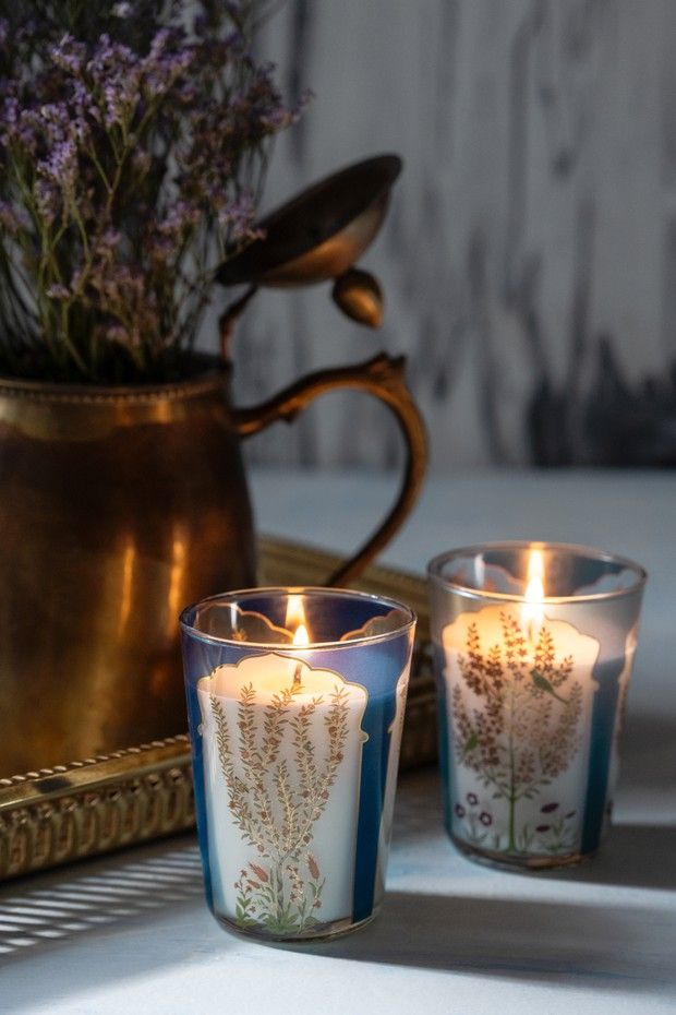 Set Of 2- Fergana Candle